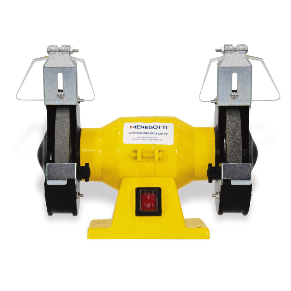 Moto Esmeril Menegotti 150w Plus Com Chave Seletora Monofásico Bivolt em Oferta na Shopee
