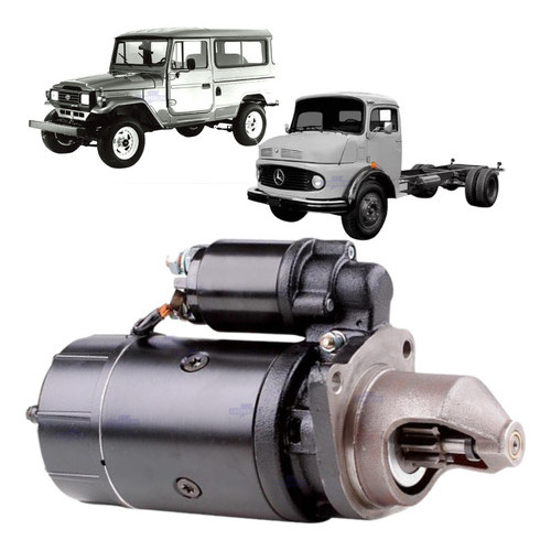 Motor De Partida Mb Toyota Bandeirantes  9 Dentes Jf Deitado em Oferta na Shopee