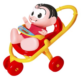 Boneca Monica Em Vinil Macio Com Mini Carrinho De Passeio Para Bebe - Samba Toys em Oferta na Shopee