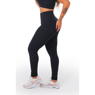 Legging Premium Preta em Poliamida LG001 em Oferta na Shopee