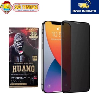 Pelicula de Vidro Temperado Huang 3D Privacidade (Iphone 13 / 13 Pro / 14) em Oferta na Shopee