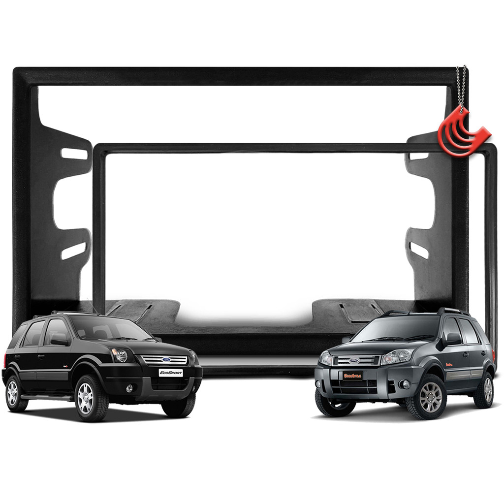 Moldura Painel 2 Din Central Multimidia Dvd Mp5 Tela Tv Som Padrão Japonês - Ford Ecosport 04/12 em Oferta na Shopee