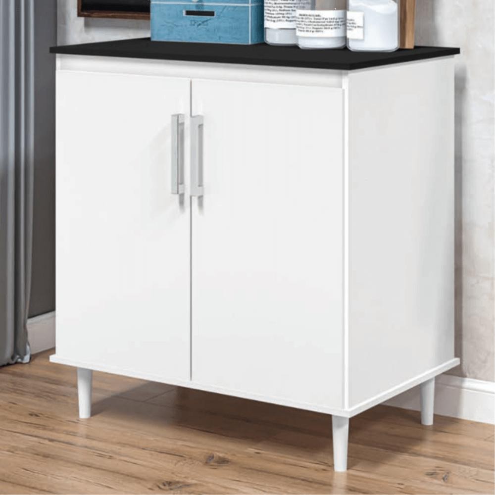 Armário Organizador Balcão Móvel Multiuso Cozinha Modulada 2 Portas 80cm J&a Móveis