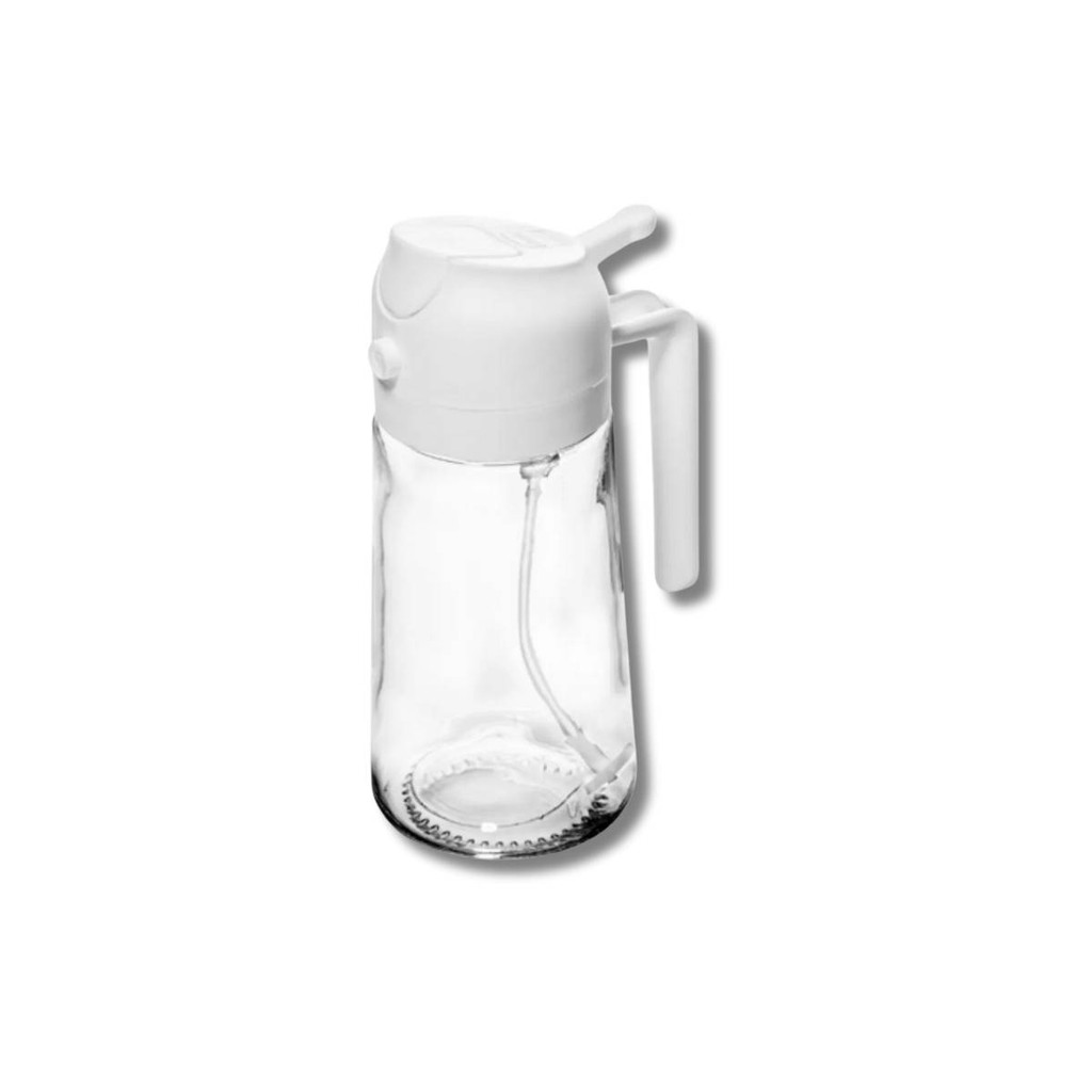 GALHETEIRO COM BORRIFADOR PLASTICO BRANCO 450ML LYOR