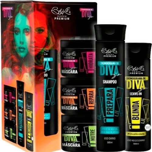 Kit Cronograma de Diva Premium com 5 itens