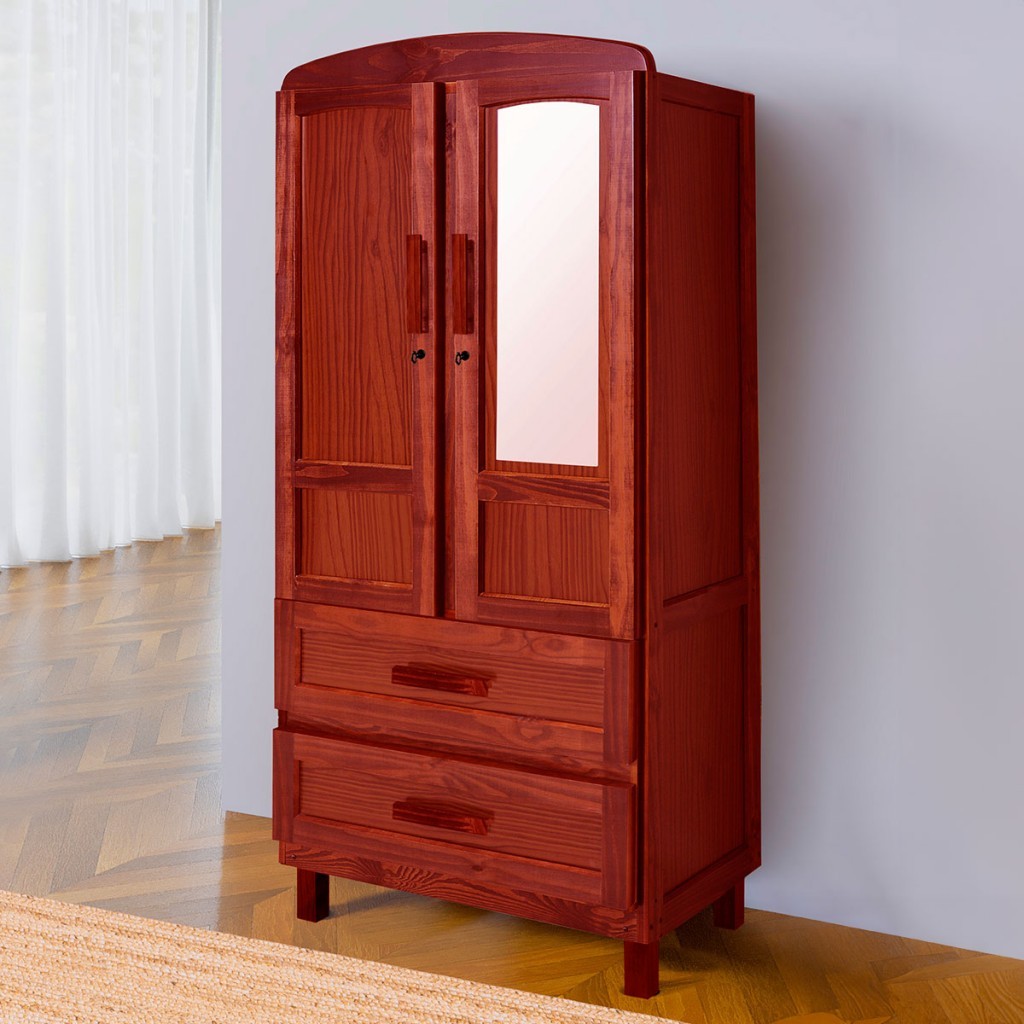 Guarda-Roupa de Solteiro de Madeira Maciça: Onde Comprar | BuscaProdutos