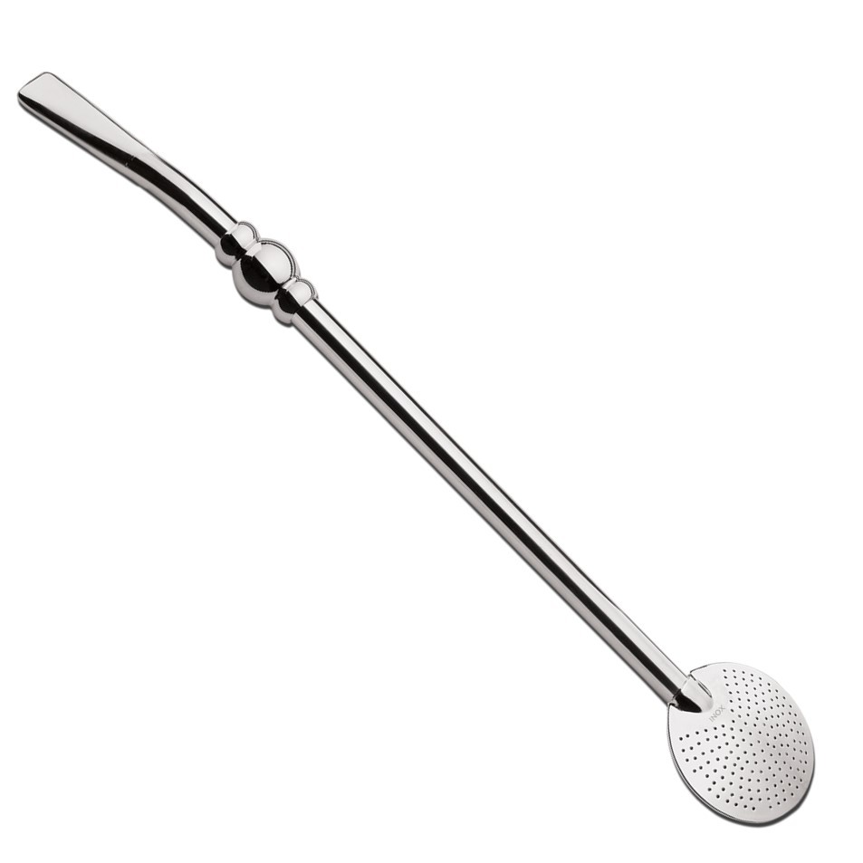 Bomba Para Chimarrão Mate Tereré Aço Inox 25cm Com Anel Sem Rosca - 710 Taumer