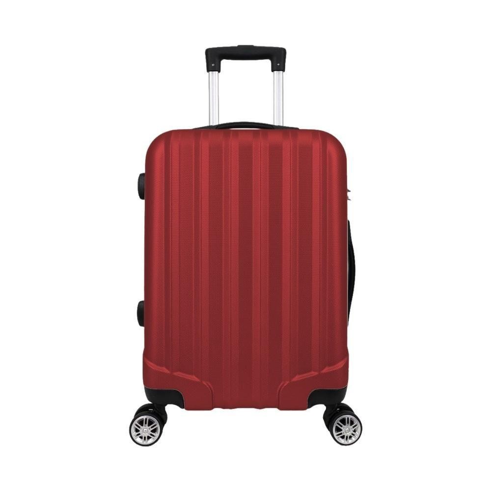 Mala De Bordo Abs 4 Rodas Action Fortt Vermelha MAB02-VR em Oferta na Shopee