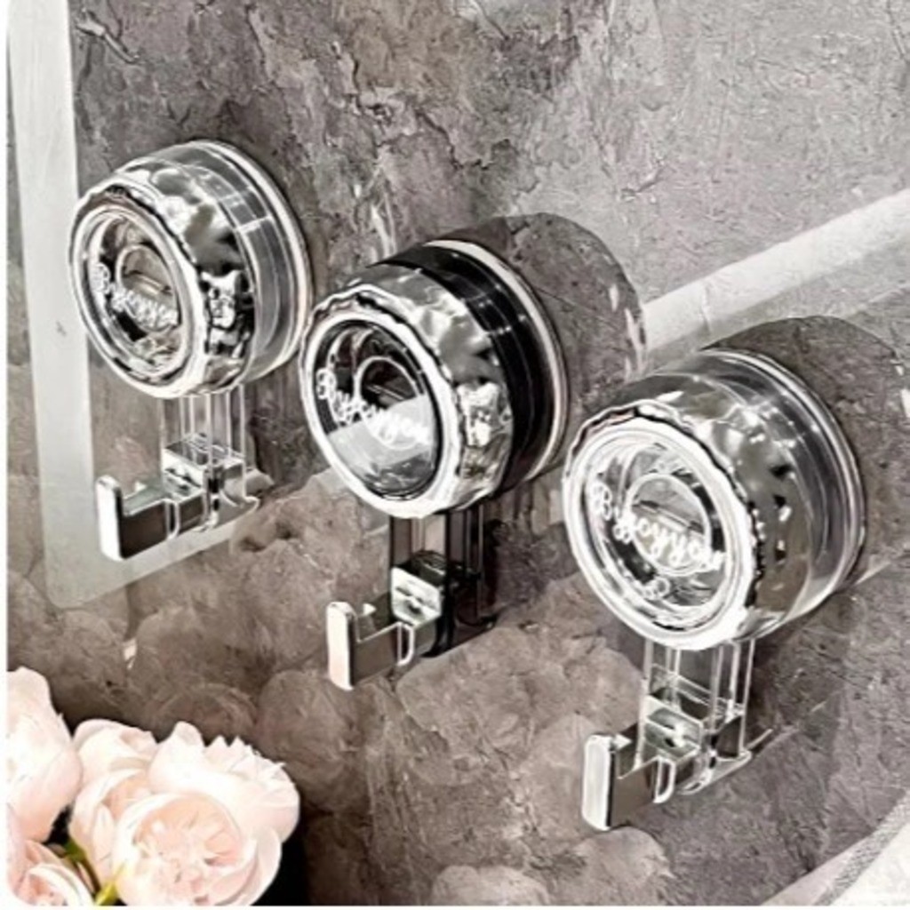 Ventosa Rotativa Gancho Toalha de Banheiro de Luxo, Gancho de Ventosa de Acrílico para Banheiro, Cozinha... em Oferta na Shopee