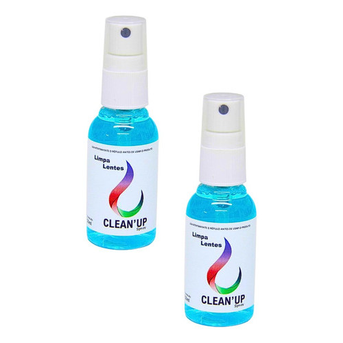 Kit 2 Limpa Lente Spray Limpeza Óculos Grau Sol Solar Tela Ótica Limpeza Borrifar Notebook Tela