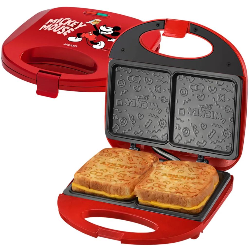 Sanduicheira Grill Disney Mallory Mickey Mouse Funny Plates 750W - 127V