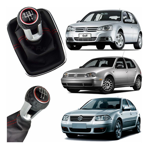Manopla + Coifa Golf Gti Sapão Sportline  Mk4 E Mk4,5