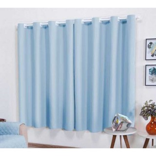 Cortina Roma Azul claro 2M x 1.40M, para cozinha, quarto e sala em Oferta na Shopee
