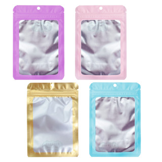 Saco Metalizado 10X15 Frente Transparente Fecho Zip para Doces, Biju, Maquiagem e lembrancinhas em Oferta na Shopee