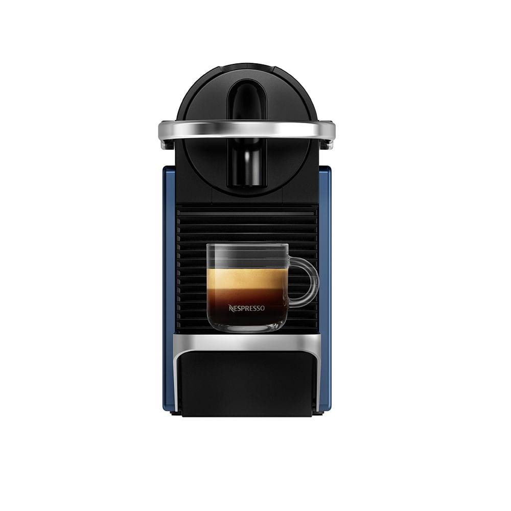 Cafeteira Nespresso Pixie Redesign Azul e Preta para Café em Cápsula