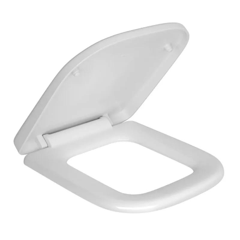 Tampa Vaso Sanitário Plastico Slow Quadrado Branco Deca