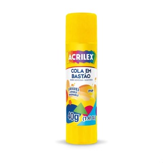 Cola Bastao Acrilex 40g  Acrilex em Oferta na Shopee
