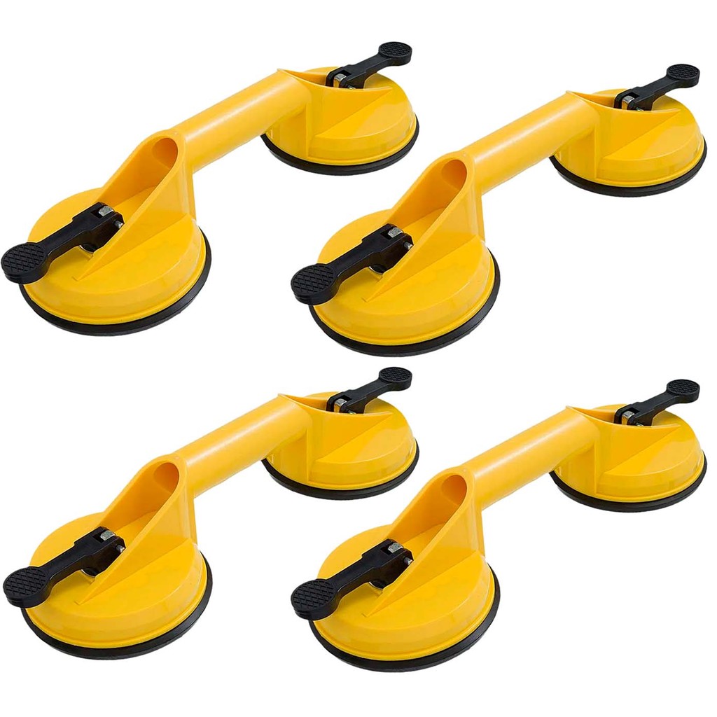 Kit 4 Ventosa Dupla P/ Vidros, Mármores, Espelhos Até 80kg em Oferta na Shopee