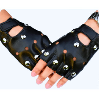 Luva Punk tamanho único para um visual diferenciado - Preta em Oferta na Shopee