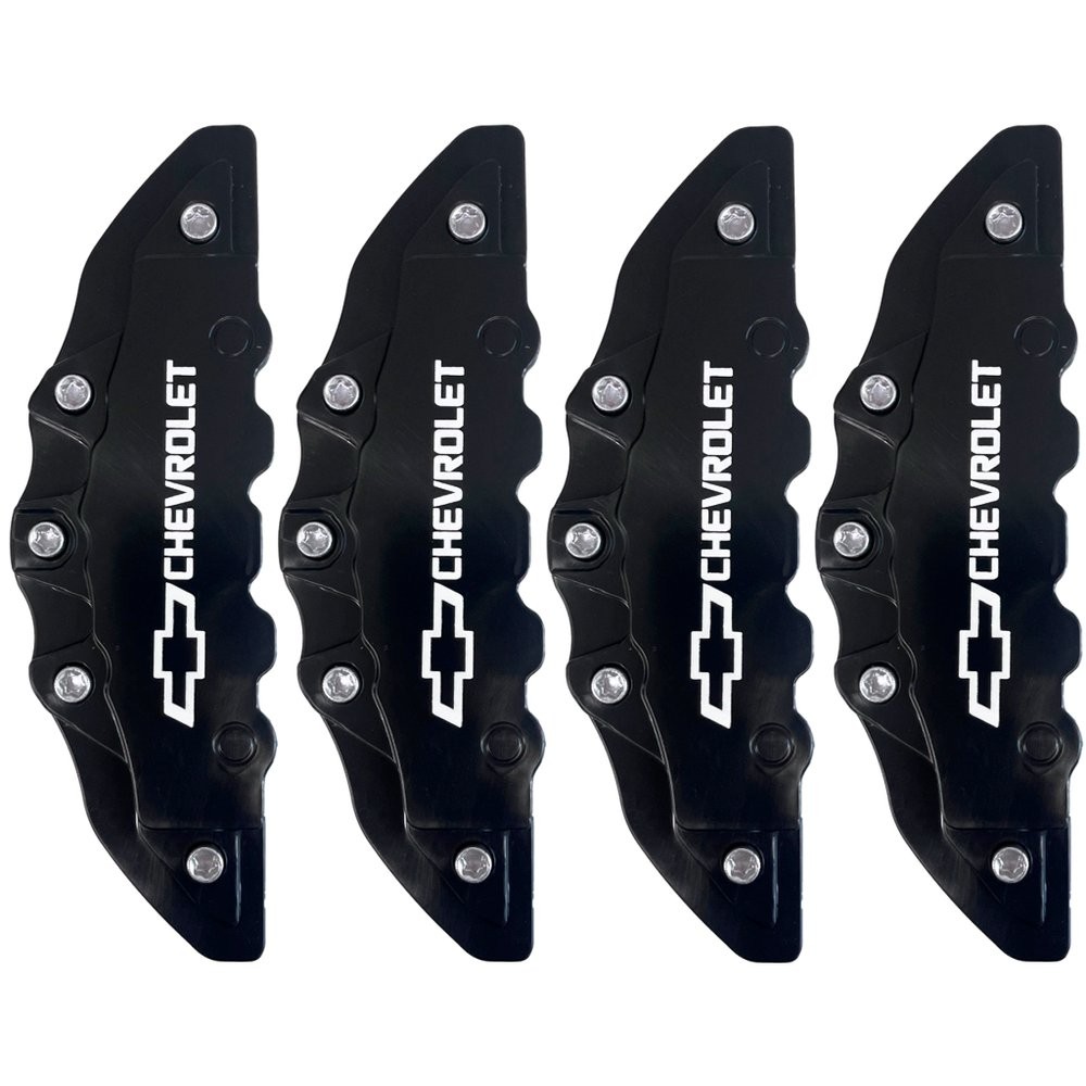 Capa Pinça de Freio Automotivo (4un) Chevrolet Preto