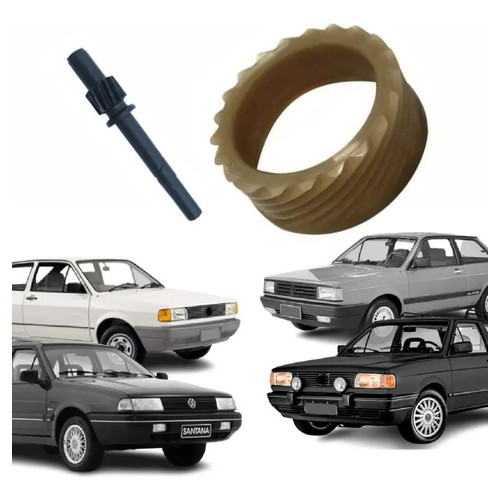Engrenagem Coroa Pinhão Velocímetro Gol Voyage Sav 91 92 93 em Oferta na Shopee