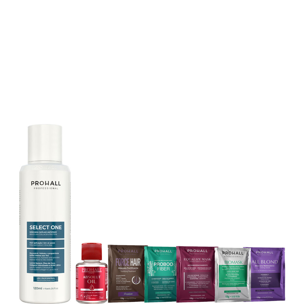 Escova Select One Prohall Orgânica 120ml + Brinde Grátis em Oferta na Shopee