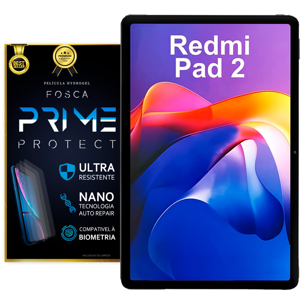 Película Hidrogel Tablet Redmi Pad 2 - Fosca Ou Transparente