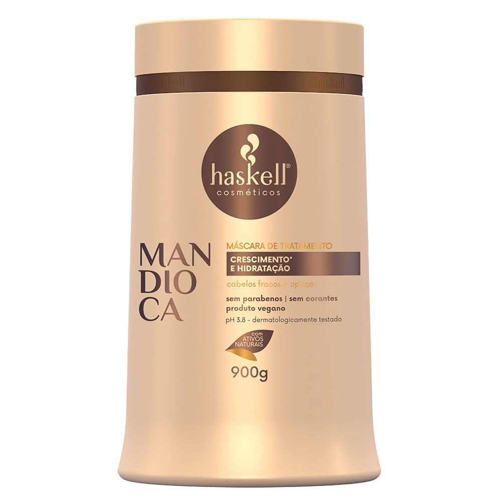 Máscara de Tratamento Haskell Mandioca com 900g - Beauty