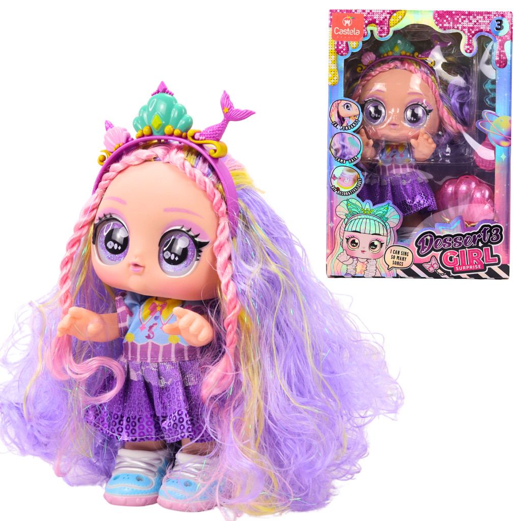 Boneca Dessert Girl Surpresa c/Som Acessorios Rosa CBS0941-Castela em Oferta na Shopee