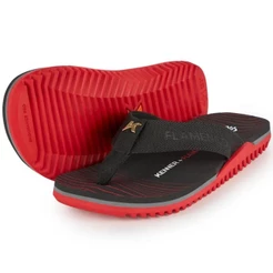 Chinelo Kenner Flamengo Nk6 Pro Masculino - Preto e Vermelho