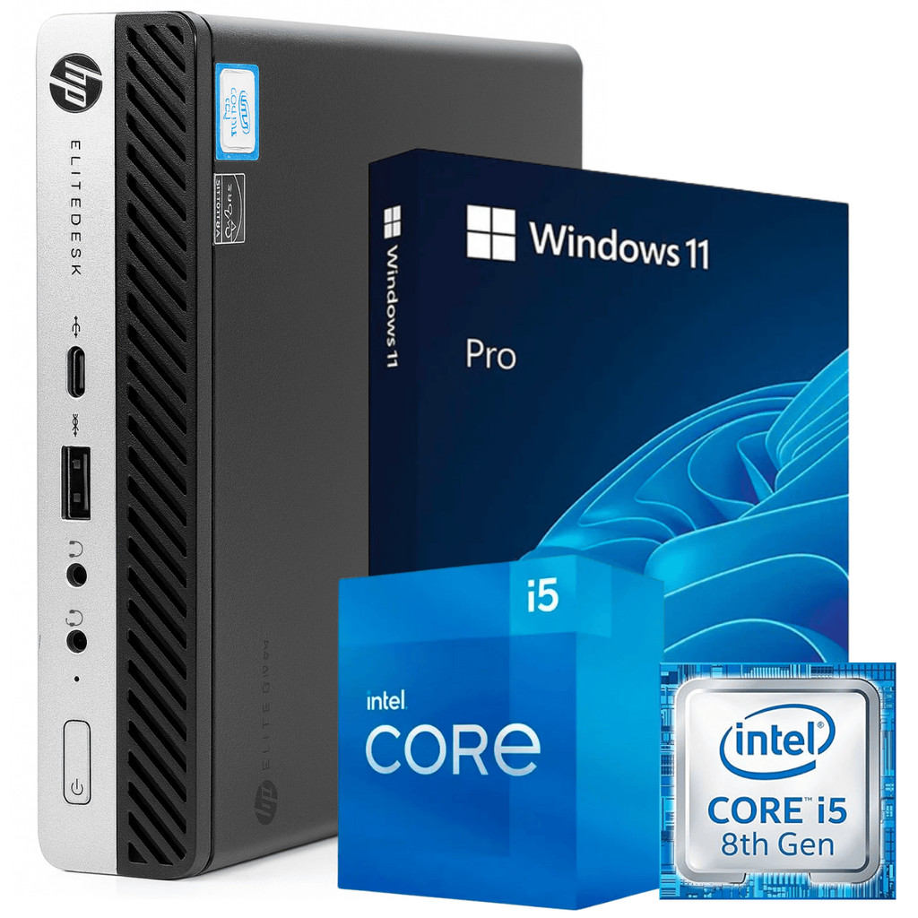 Minipc Hp Elitedesk G4 I5 Oitava Geracao 8 Gb-ddr4 M2- 256 Gb Wifi Win11