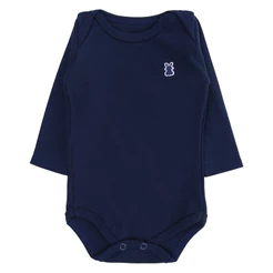 Body Bebê Manga Longa Bebê Kiko Baby Em Suedine Liso