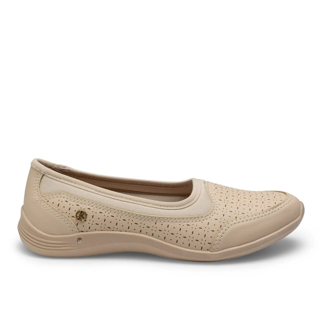 Sapatilha Esportiva Kolosh Creme K8428B Feminino