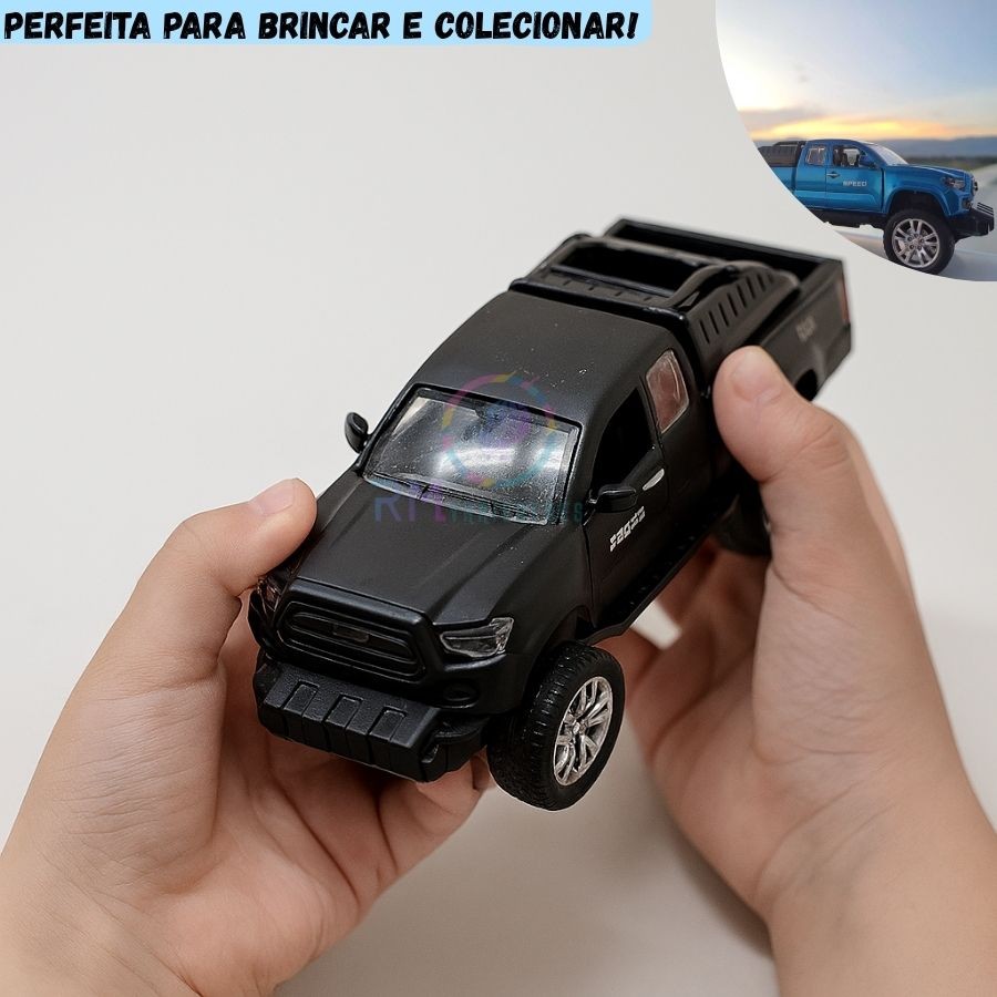 Caminhonete Tipo Ranger Hylux Picape 4x4  Carrinho de Ferro Miniatura Colecionável Brinquedo Menino