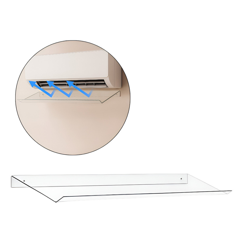 Defletor Direcionador Vento Ar Condicionado Split Parede Fluxo Refrigeração Ambiente