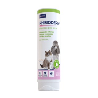 Phisioderm Shampoo Pele Seca 500ML Cães e Gatos - Virbac em Oferta na Shopee