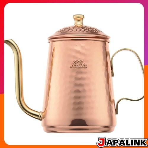 Cafeteira Kalita, cobre, bico estreito, chama direta, fabricada no Japão, chaleira de cobre, cafeteira elétrica, perfei