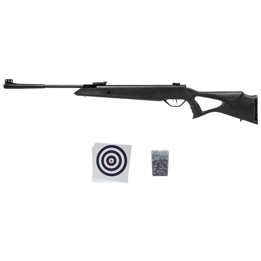 Carabina de Pressão R1000 6.35mm Pistão Nitro 60kg - Rossi + Acessórios em Oferta na Shopee