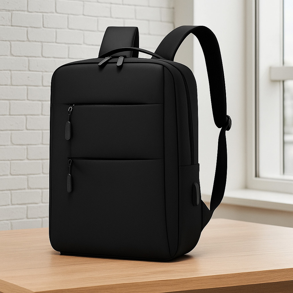 Mochila Executiva Tech USB 15.6” Impermeável – Notebook, Trabalho, Viagem Dia a Dia - ENVIO IMEDIATO