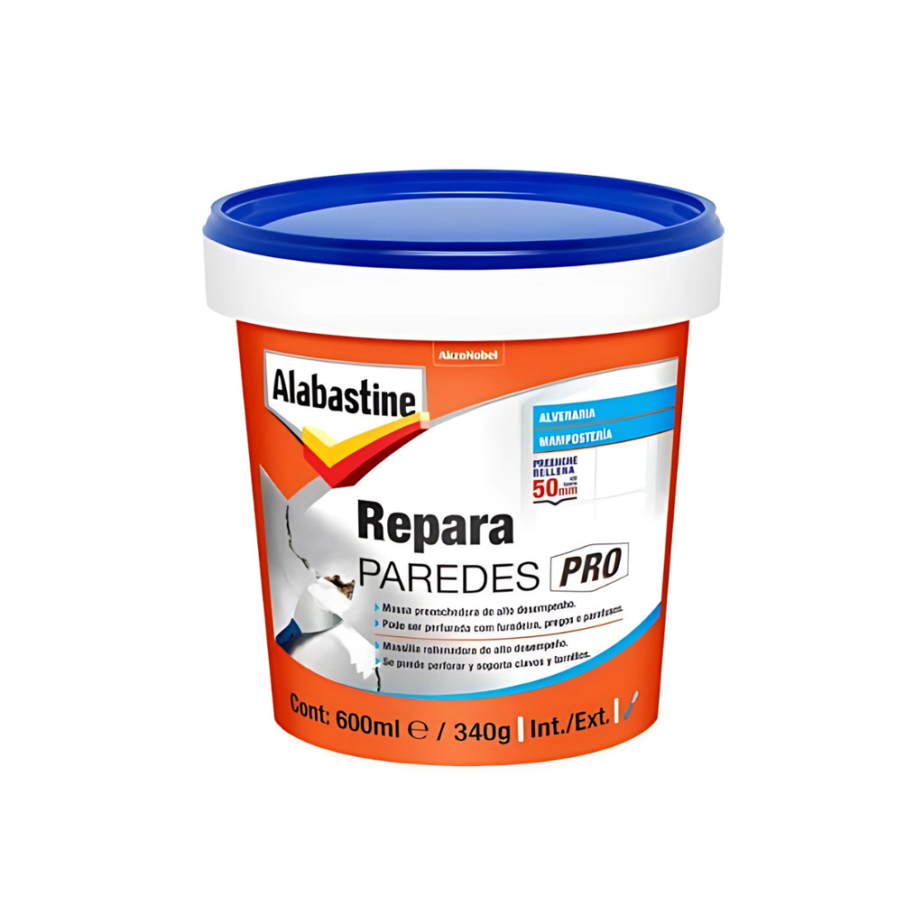Repara Paredes / Tapa furos / Tapa Trinca Alabastine 340g Não Murcha
