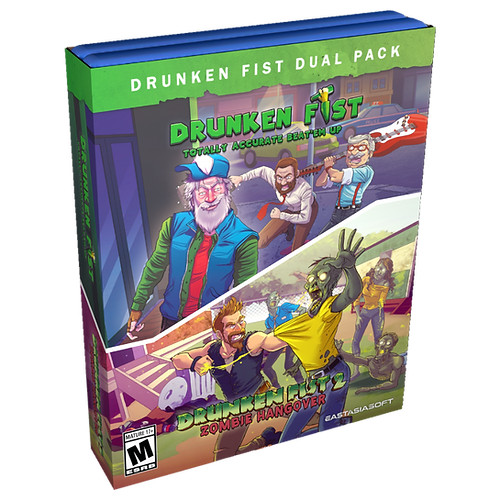 Drunken Fist Dual Pack Totally Accurate Beaten Up & Zombie Hangover PS5 Midia Fisica em Oferta na Shopee