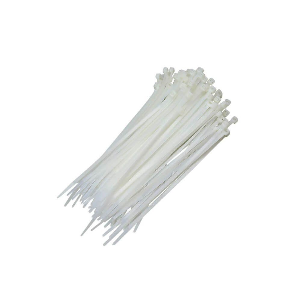 Abraçadeira Nylon 15 x 0,36 cm Hulter 100 Peças Branco HT1150UVBP em Oferta na Shopee