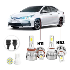 Lampadas Led Toyota Corolla 2018 A 2022 H11 Hb3 20000lm