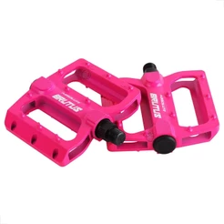 PEDAL PLATAFORMA ABSOLUTE BRUTUS FLAT 9/16 ROSA - Dh Enduro Bmx Rosca Grossa 9/16 freerider bicicleta