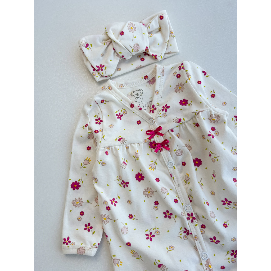 Macacão em Cotton Com Faixa Bebê Menina Com Pézinho Feminino Longo Elegante Moda Casual Premium Algodão