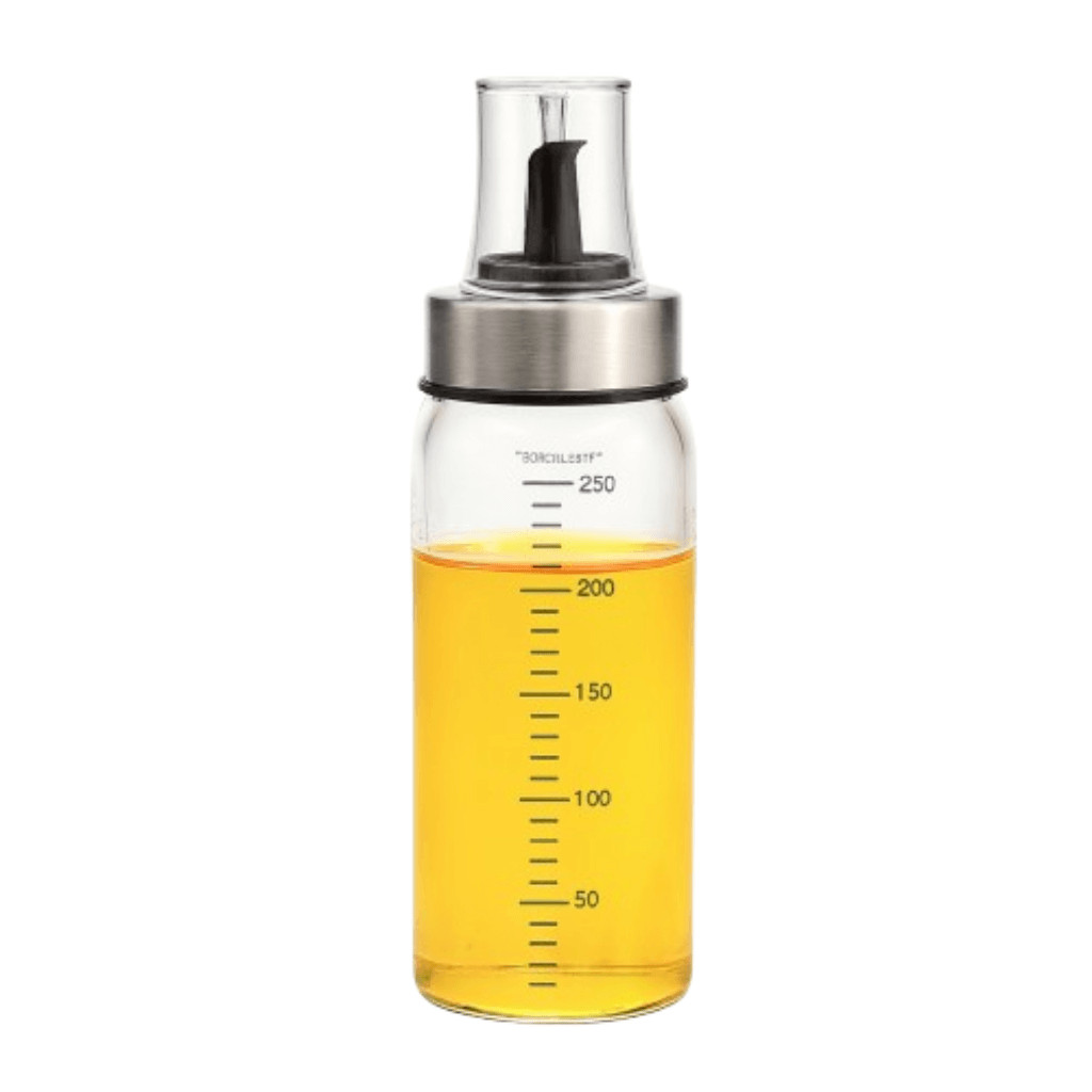 Garrafa Dispensador Óleo Azeite Pimenta Molhos Galheteiro 500ml Vidro Resistente
