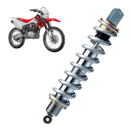 Amortecedor Preparado Traseiro Pró-link Honda CRF 230 (prata) Competição GP