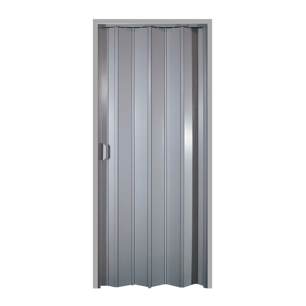 Porta Sanfonada Plasflex PVC Multilit 0,60x2,10m Cinza