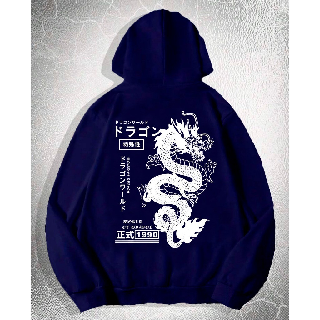 Moletom Canguru Dragão Chinês Blusa De Frio Com Capuz E Bolso Casaco Feminino Masculino Flanelado Unissex Inverno