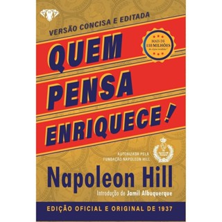 Quem pensa enriquece - LIVRO DE BOLSO em Oferta na Shopee